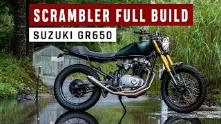 1983 Suzuki GR650 Tempter Scrambler Build and Test Ride | Purpose Built Moto