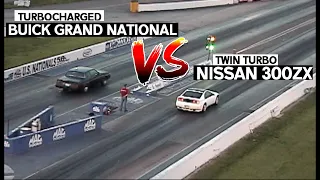 Buick Grand National vs Nissan 300ZX Twin Turbo Drag Race Indy Raceway Park 2004