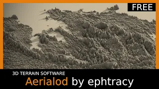 3D Terrain Software: Aerialod by ephtracy (free)