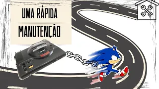 Mega Drive sem cor. Transcodificação para NTSC.