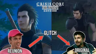 CRISIS CORE FINAL FANTASY VII REUNION Voice Actors Bug/Glitch that Change into Original