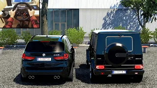 BMW X5 M & Mercedes G65 AMG | CONVOY | Euro Truck Simulator 2 | Logitech G29 Gameplay