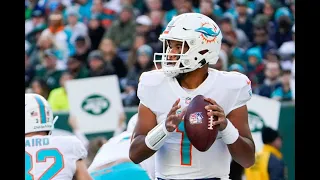 Miami Dolphins QB Tua Tagovailoa vs. New York Jets