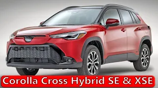 2023 Toyota Corolla Cross Hybrid SE & XSE Interior Preview