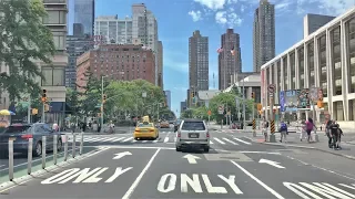 Driving Downtown - NYC Hell's Kitchen 4K - USA