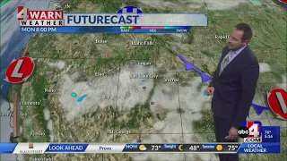Warm, sunny conditions staying above average until later in the week