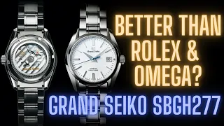 GRAND SEIKO SBGH277 | BETTER THAN ROLEX & OMEGA? | GRAND SEIKO REVIEW.