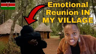 SURPRISE Reunion With My Kenyan Family After 1 Year in Ethiopia! HOMECOMING SURPRISE... SHE CRIED!