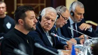 EU-Außenminister in Kiew - Ungarn blockiert weiter Militärhilfe