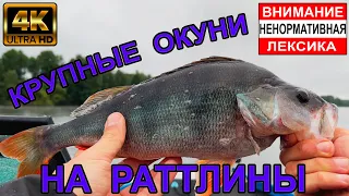 Рыбалка на КРУПНЫХ ОКУНЕЙ на раттлины