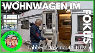 Wohnwagen im FOKUS - Tabbert Da Vinci495 HE 2,3 - Der Klassiker im eleganten Design - Roomtour