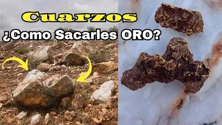 Como encontrar ORO en Vetas de Cuarzos? TODOS FRACASAN por NO saber ESTO !!