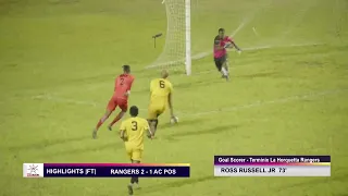 Rangers win 2-1 vs AC POS  in TT Premier Football League quarterfinal matchup! | Match Highlights