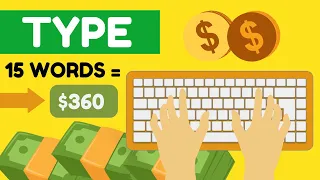 Type 1 Word & Get Paid $30 | 15 Words = $360 (Make Money Online)