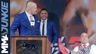 Chuck Liddell vs. Tito Ortiz fighter comments from press conference
