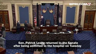 VIDEO NOW: Sen. Patrick Leahy returns to the Senate