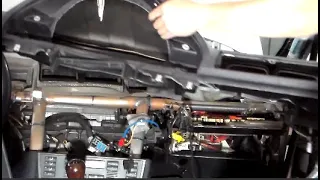 BMW  5 series E39 dashboard removal, blower unit replacement.