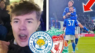 SCENES AS LEICESTER BEAT LIVERPOOL! Limbs As Lookman Scores! Leicester 1-0 Liverpool Matchday Vlog!