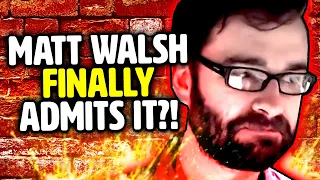 Matt Walsh FINALLY admits that he's a white supr*macist (HE ADMIT IT)