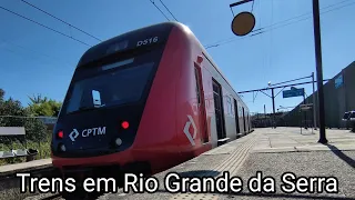 MOVIMENTAÇÃO DE TRENS EM RIO GRANDE DA SERRA