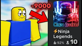 The downfall of Ninja Legends... Roblox.