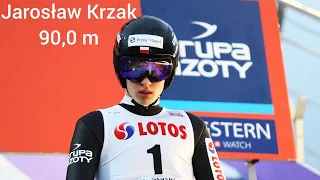 Jarosław Krzak 90,0 m (14.03.2021). PK Zakopane 2021