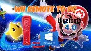 How to connect a Wii Remote to a Pc Windows 10 2018 (Bluetooth V4.0)