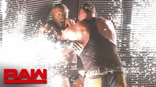 Braun Strowman drives Bobby Lashley through the LED wall: Raw, July 1, 2019