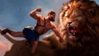 Samson kills a Lion with his Bare Hands || Samson and Delilah