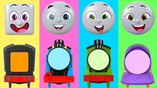 あたらしいトーマスのおかおはどれだ？　きかんしゃトーマス　電車　プラレール　アニメ　パズル　知育　教育　幼児　赤ちゃん　Wrong Face Thomas and Friends Toy Trains