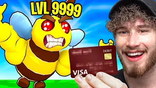 Spending $100,000 ROBUX to become the STRONGEST BEE in Roblox