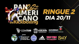 Ringue 02 - (20/11) - Pan-Americano de Kickboxing 2022 - Cascavel/PR