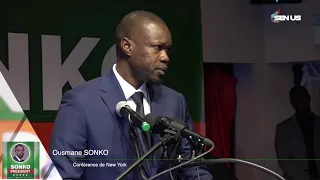 Un discours historique de Ousmane Sonko aux Etats-Unis.