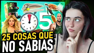 REACCIONANDO A 25 Cosas que no sabías en 5 minutos ⏰| XpressTV