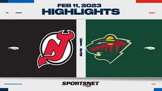 NHL Highlights | Devils vs. Wild - February 11, 2023