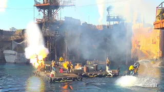 “The Fall Guy” Stunt Show inside WaterWorld | Universal Studios Hollywood