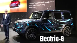 Electric G Class EQG at Mercedes Benz Press Conference