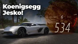 Forza Horizon 5 Koenigsegg Jesko 534 KM/H RUN | No speed glitches!