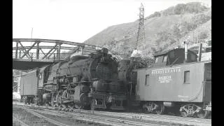 PRR Steam Audio Recording: I1sa starts a heavy Coal Drag out of Denholm, PA (1949)