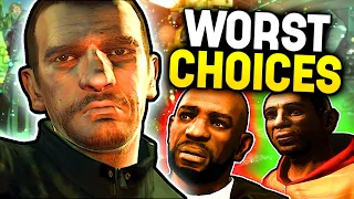 THE WORST CHOICES YOU CAN MAKE IN GTA 4