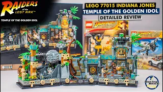 LEGO Indiana Jones 77015 Temple of the Golden Idol detailed building review