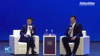 Jack Ma and Elon Musk hold debate in Shanghai 2019