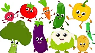 Ten Little Vegetables | Vegetables Song For Kids | Nursery Rhymes & Baby Song