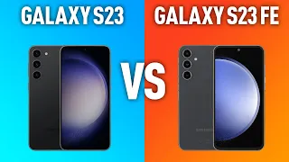 Galaxy S23 vs Galaxy S23 FE. Битва субфлагманов Samsung. Что выбрать? Компактность или автономность?