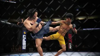 UFC 4 | Bruce Lee vs. Lexy Lu (PLUS-SIZE) (EA Sports UFC 4)
