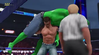 WWE 2K24 - John Cena Vs Hulk : Awesome Extreme Rules Match | Smackdown