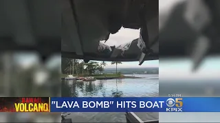 23 Injured When Lava Bomb From Kilauea Volcano Slams Into Tourist Boat