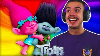 FIRST TIME WATCHING *Trolls*