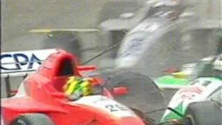 Mario Haberfeld F3000 big crash at Barcelona 2000