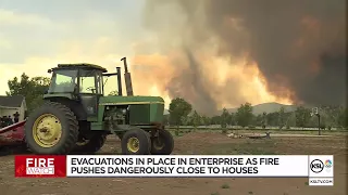 Homes West Of Enterprise Evacuated Due To New Wildfire